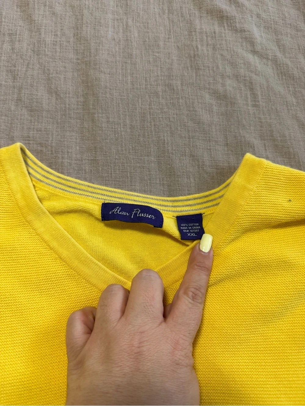 Butter Yellow Knit Sweater Vest Big And Tall Size XXL Vibrant Summer Bold Retro